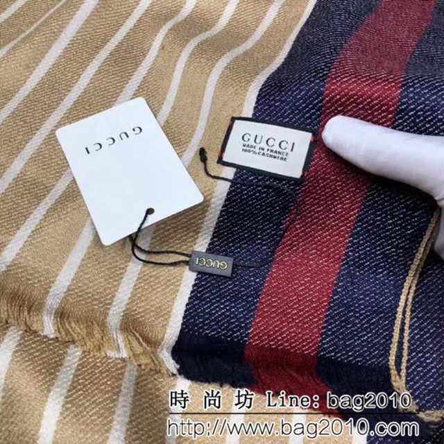 GUCCI古馳 2018海外專櫃最新款 經典百搭羊毛款圍巾 情侶款 LLWJ6846